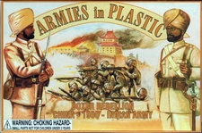 Armies in Plastic: Boxer Rebellion (China-1900) Indian Army - 1/32 Scale (54mm