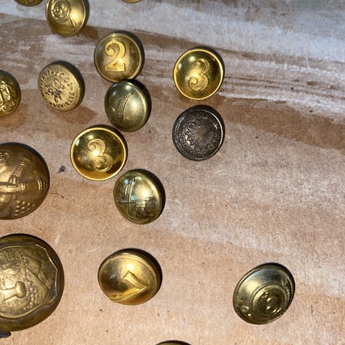 Antique Spanish American War & Others Metal Buttons Military United States - Picture 4 of 23