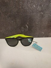 Piranha Kidz Star Kids Sunglasses Matte Black Neon Green 100 UV Protection NWT