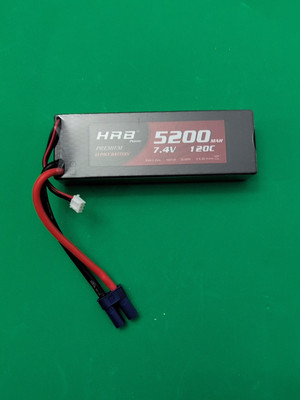 HRB Power Li-Poly Battery 5200mAh 7.4V 120C