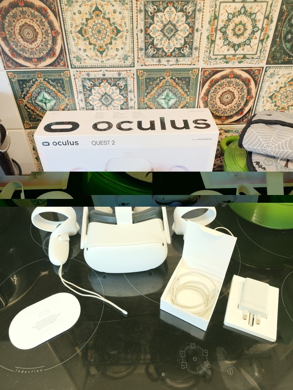 Meta Quest 2 VR All-in-one Headset 128GB Controllers & Charger GC FREE POST🚚✅