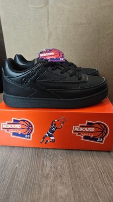 Patrick Ewing Rebound Orion Low Men s 9.5 Sneakers Black 1RBE005-001 NIB