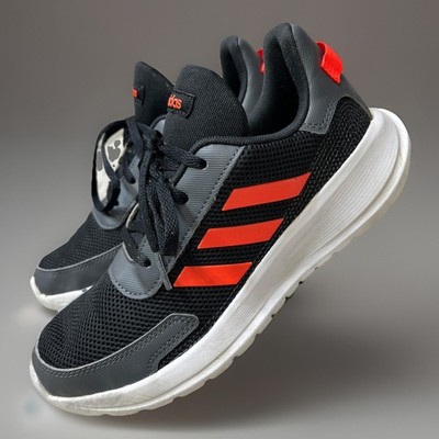 Adidas Tensaur Run K Jr EG4124 Shoes Art EG4124 Black/Orange Sz US 5 EU37.5