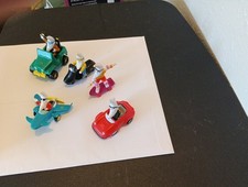 Lot of 5 McDonalds Mac Tonight Moon Man Cars Figures Jeep Airplane Motorcycle