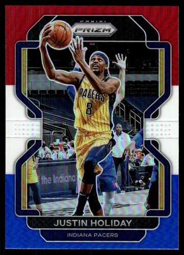 Justin Holiday 2021-22 Panini Prizm #188 Indiana Pacers SEE SCAN! FREE SHIPPING