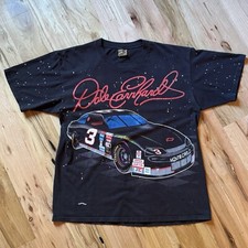 Vintage Dale Earnhardt AOP Shirt Men’s Size XL Nutmeg Mills Made In USA