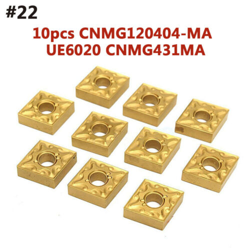 10pz 40 Tipi di Punte in Metallo Duro Inserti per Tornio Con Lama in Metallo Box - Bild 9 von 64