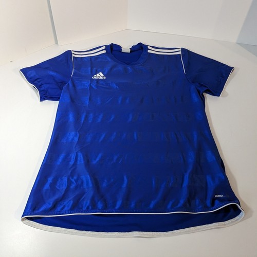 Adidas 3 Stripe, Youth Large, #7, Blue, Climalite, Soccer Jersey, Subtle Stripe - Picture 11 of 14