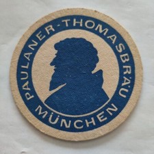 Alter Bierdeckel PAULANER, MÜNCHEN, Pils Paulanerbräu👍😁T1
