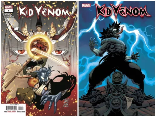Kid Venom #4A & 4B 2 CVR Set (Marvel Comics 2025)