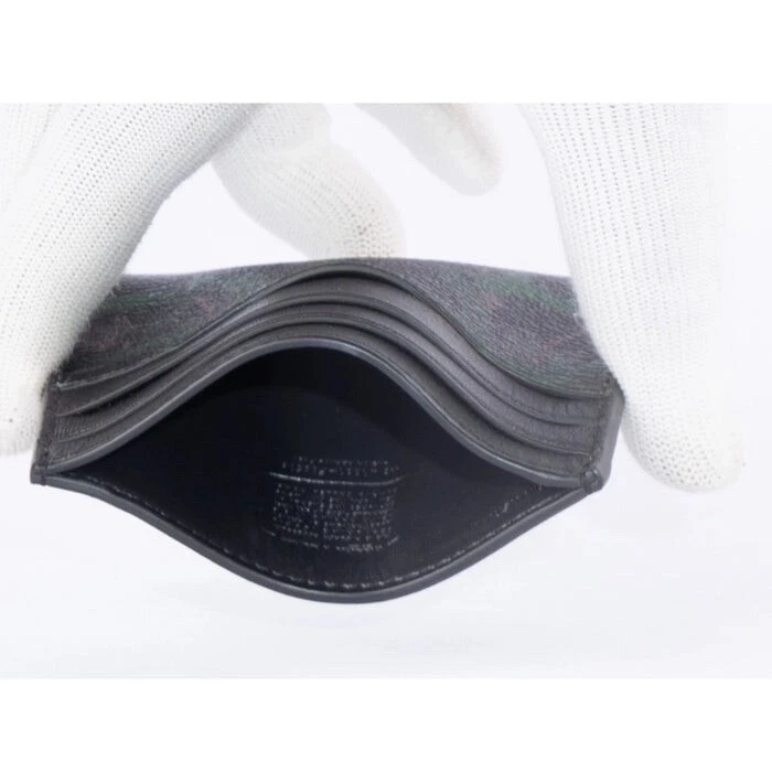 NUEVO CON ETIQUETAS NUEVO COACH x KEITH HARING 'Hula Dance' Para hombres Lona Recubierta Delgada Estuche para Tarjetas de Identificación Foto 4 de 4