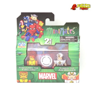 Marvel Minimates TRU Toys R Us Wave 15 Pyreus Kril Firelord & Gabriel Air-Walker