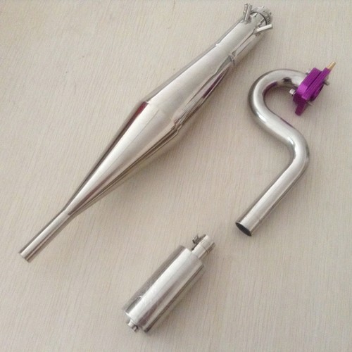 Tuned Pipe Exhaust Pipe Silencer / Zenoah CY GW26i 26cc RC Boat Gas Engine #1444 - Picture 5 of 13