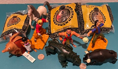 The Road to El Dorado 2000 Burger King Kids Meal Toys NEW and USED