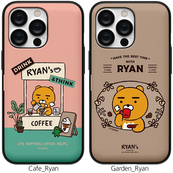 Funda con tarjeta magnética Kakao Friends Café S3 para Galaxy S22 S21 S20 Plus Ultra Foto 3 de 4
