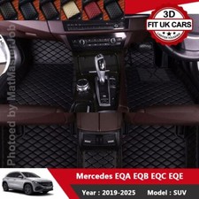 For Mercedes EQA EQB EQC Tailored Custom Full Coverage PU Leather Car Floor Mat