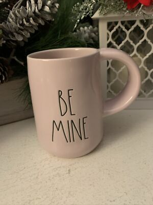 Rae Dunn    Be Mine    Pink Valentine s Coffee Mug