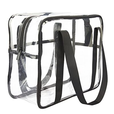 Extra Large Clear Cosmetic Makeup Bag, Transparent PVC Tote
