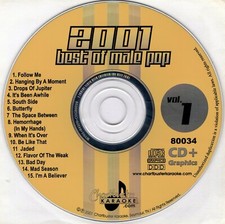 Chartbuster Karaoke Timeline CD G - CB80034 Vol. 1 Best Of 2001 Pop  Male 