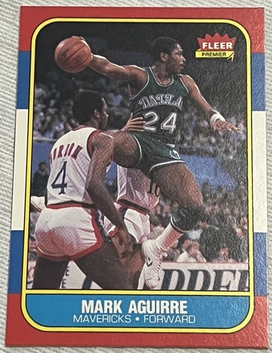 Mark Aguirre RC  1986-87 Fleer Rookie Dallas Mavericks #3