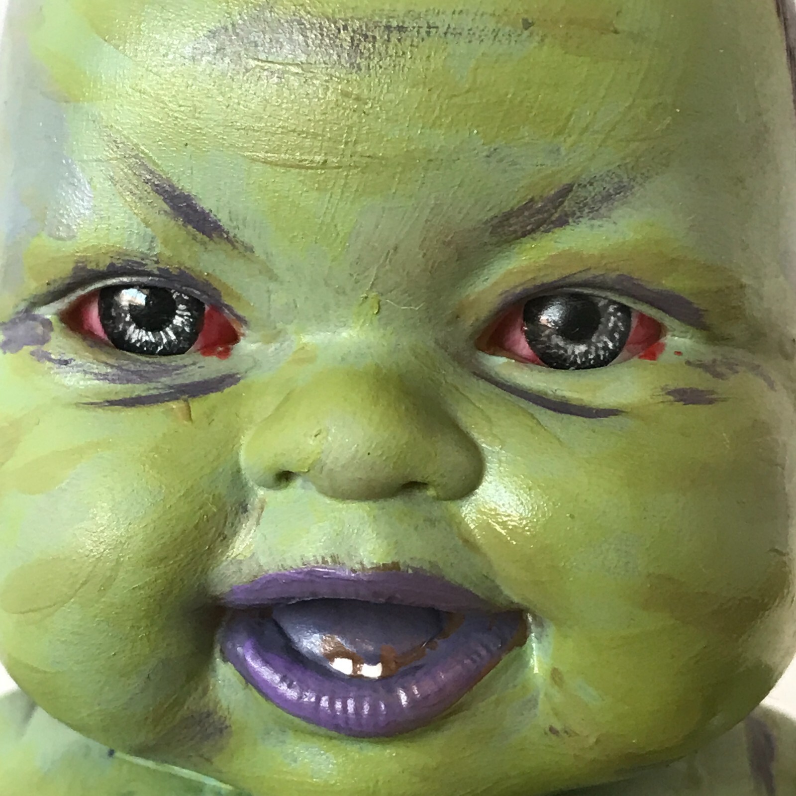 OOAK Creepy Horror Baby Doll Spooky Halloween Decor Party Pr