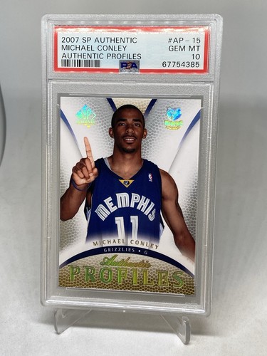 2007 SP Authentic Profiles Michael Conley #AP-15 Rookie RC PSA 10 GEM MT POP 6 - Picture 2 of 8