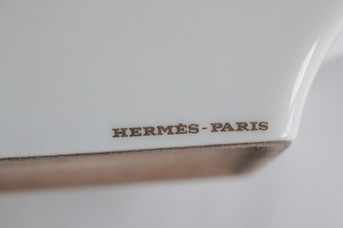 HERMES posacenere porcellana mela rambour estivo (72069) - Foto 4 di 4