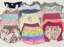 Carter  s Disney Baby Clothes Bundle Size 6-9 Months Dress Bodysuits Pants Shorts