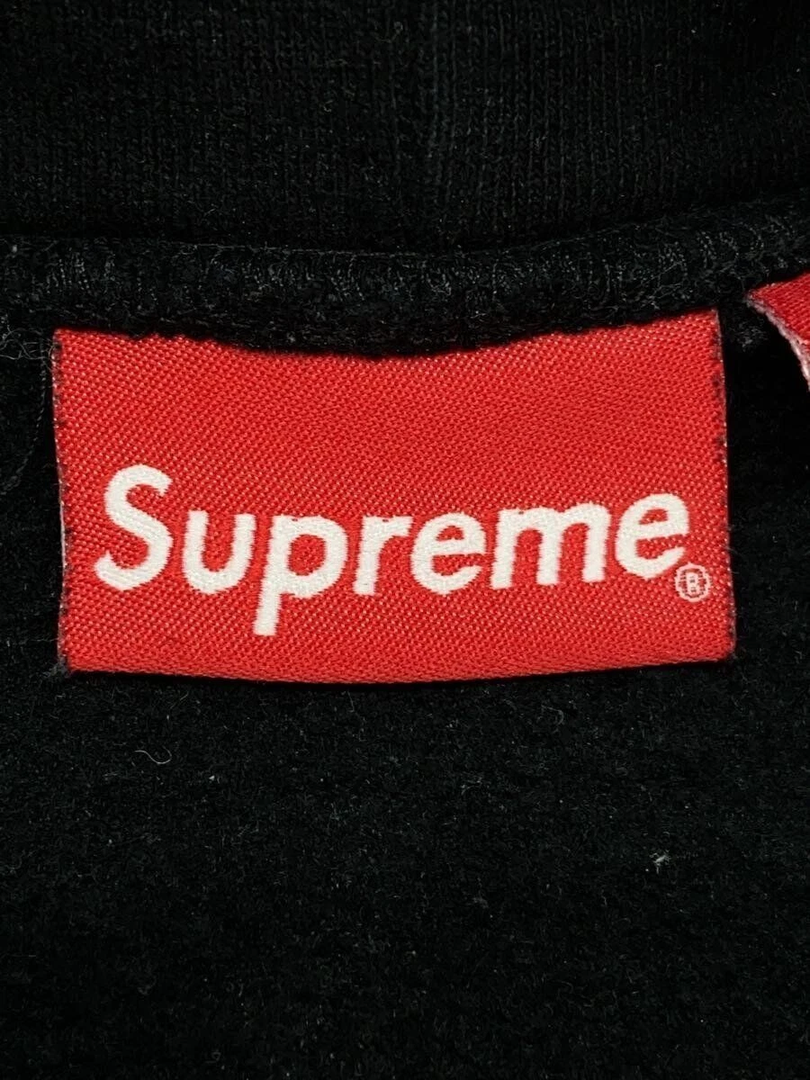Supreme Felpa con Cappuccio 22AW Sottolinea Felpa con Cappuccio M Cotone Nero Usata