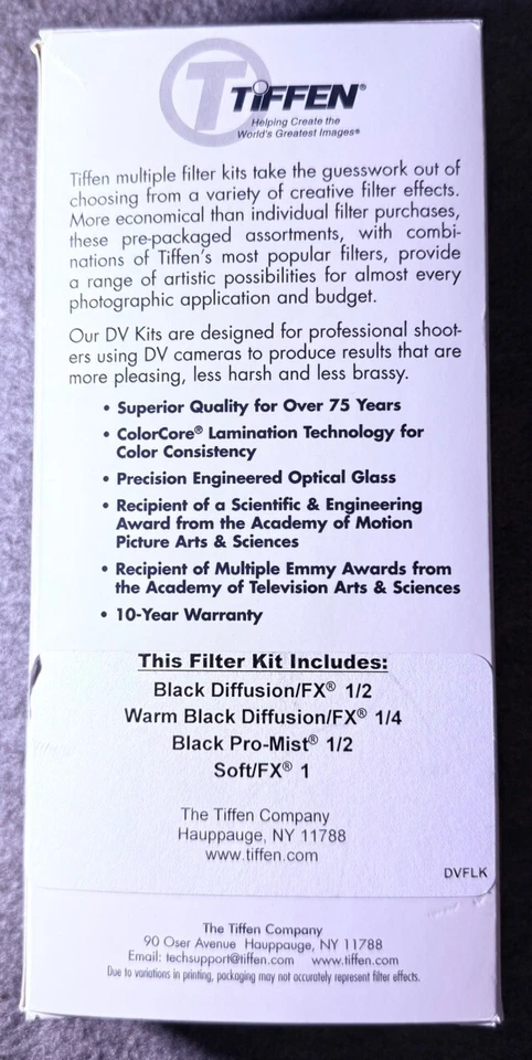 Tiffen Film Look Digital Photo & Video 77mm Diffusion Filter Kit #77DVFLK NEW - Image 2 of 2