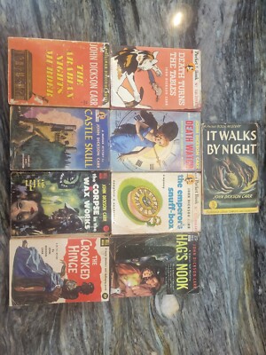 9	PB John Dickson Carr Mysteries 