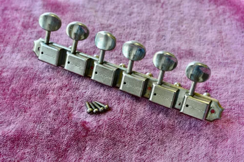 Vintage 1960's Kluson 6-on-a-plate strip tuners Double Line Trini Lopez Standad