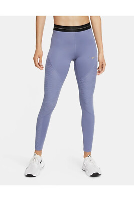 Nike Damen Leggings Tight Fit Full Length DM1617-499 Hose Sport Laufen Blau L