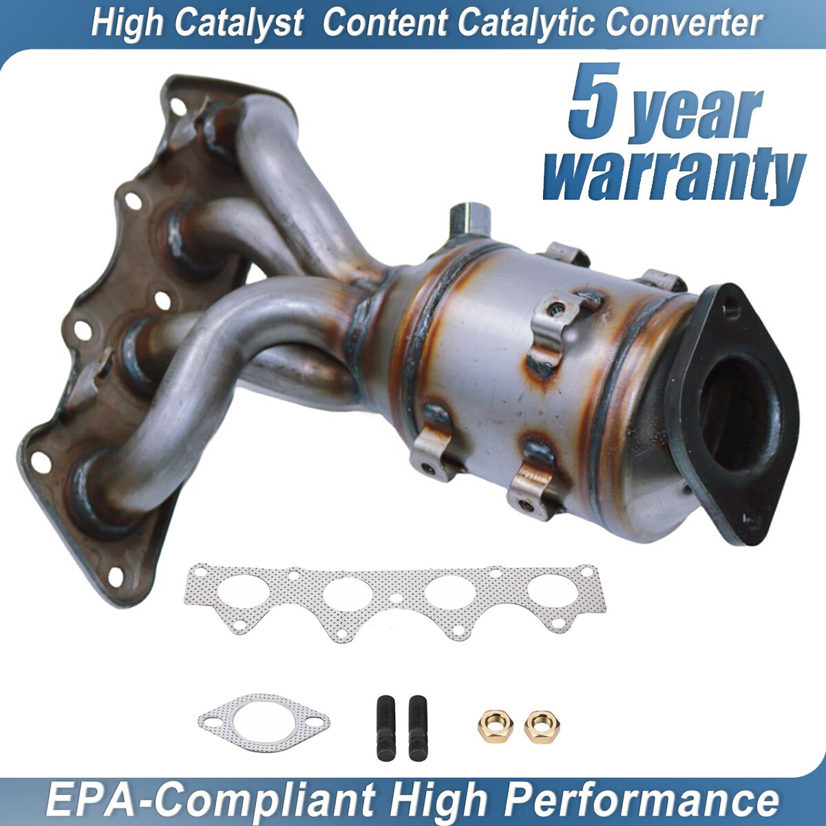Catalytic Converter For 2012 2013-2019 Hyundai Accent Veloster Kia Rio ...