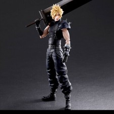 Figura de acción Play Arts Kai Final Fantasy VII Remake Cloud Strife 11" con caja