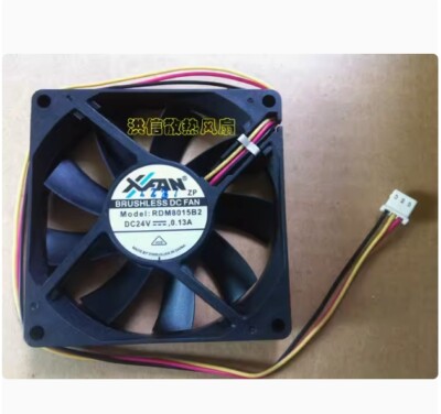 New XFAN 8015 RDM8015B2 DC24V 0.13A 8CM 80 * 80 * 15MM inverter fan