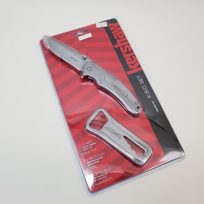 Kershaw K.B.O Set 3.75'' Blade 8CR13 Stonewash Finish With Bottle Opener 1323KITX