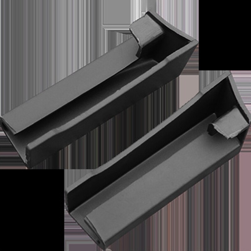 Black Water Rain Gutter Extension For Car Roof Car Modification