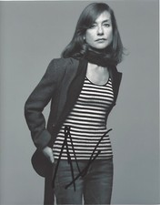 ACTRESS ISABELLE HUPPERT SIGNED 'ELLE' AMOUR HOT MOVIE 8X10 PHOTO COA PROOF 