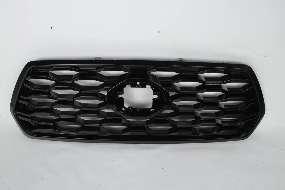 Front Bumper Grille Gloss Black Mesh Grill For 2016-2023 Toyota Tacoma TRD Style Foto 3 de 4