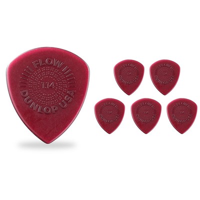 Dunlop Flow Standard Grip Guitar Picks 1.4 mm 6 Pack