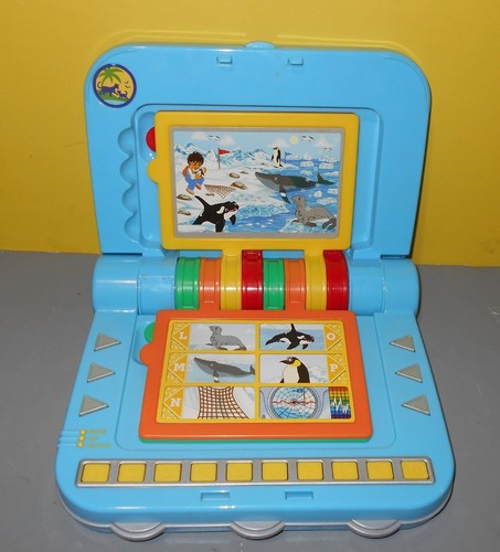 Working 2007 Fisher-Price Diego's Animal Discovery Laptop w/ Many Sounds L2479 - Picture 3 of 3