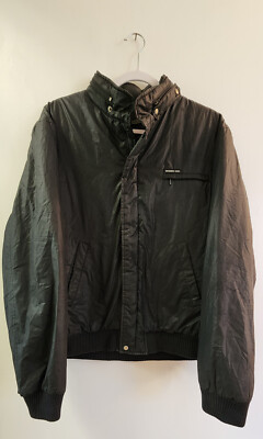 VTG Members Only by Europe Craft Insulated Cafe Racer Bomber Jacket+Hood - Sz 42