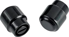 Genuine Fender Telecaster/Tele Guitar BLACK Barrel Switch Tip Knobs - Set of 2