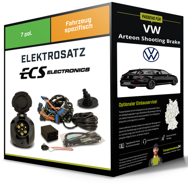 Elektrosatz 7-Pol Spezifisch für VW Arteon Shooting Brake 10.2020-Jetzt-image