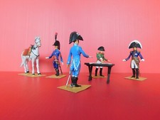 Lead Soldier of the 1st Empire Napoleon and His Staff Very Nice Set