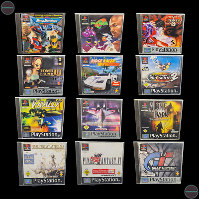 Sony Playstation 1 PS1 PSX Games PAL Selection Final Fantasy Gran Turismo Etc