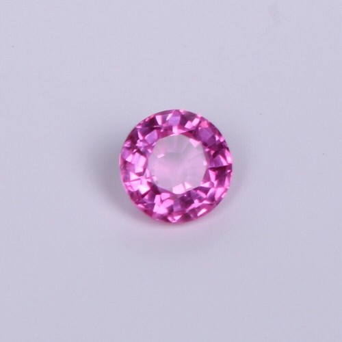 11 x 11 mm Piedra Suelta Natural Redonda Zafiro Rosa Caliente 7.55 Ct Calenta... - Imagen 6 de 7