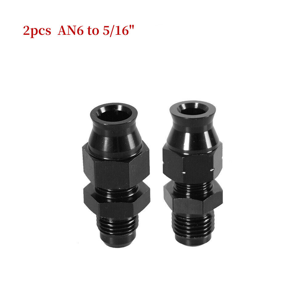 2pcs 6AN Male to 3/8