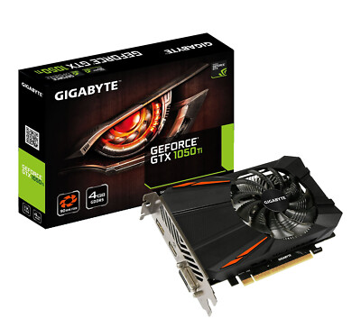 GIGABYTE GeForce GTX 1050 Ti 4GB GDDR5 Graphics Card (GVN105TD54GD)